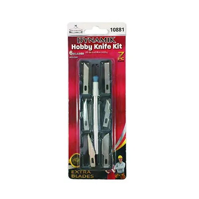 Hobby Knife Kit- Xacto Type Razor W/extra Blades-  Sculpting Precision Cutting • $10.95