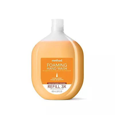 Method Foaming Hand Soap Refill Orange Ginger 28 Ounce 1 Pack • $33.99