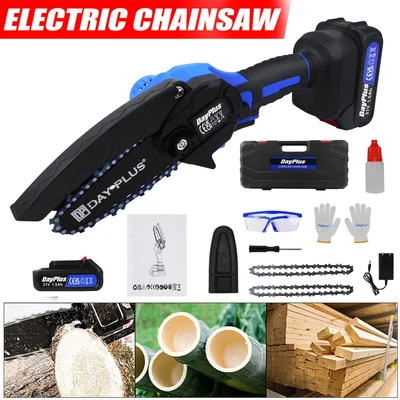 £20.65 • Buy Portable Electric Chainsaw Cut Garden/Courtyard Secateurs Pruning Wood Cutting