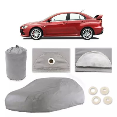 Mitsubishi Lancer 4 Layer Car Cover Fit Outdoor Water Proof Rain Snow Sun Dust • $50.95