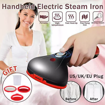 1500W Hand Held Clothes Garment Steamer Portable Fabric Heat Travel Iron Steam • £18.99