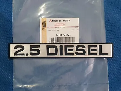 2.5 Diesel Decal Mitsubishi L300 Delica Star Wagon Truck Van L200 Triton Strada • $19