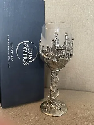 Royal Selangor Lord Of The Rings City Of Tirion Pewter Wine Glass / Goblet • £75