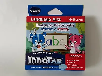 Vtech Innotab Software Learn To Write With Cody & Cora - Game Cartridge - New • £9.50