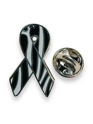 Neuroendocrine Tumor/carcinoid Cancer/ EDS Awareness Zebra Pin • £4.79