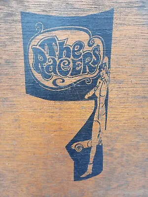 Vintage 1960's Mechanics Creeper The Racer Awesome Solid Oak Great Artwork • $150