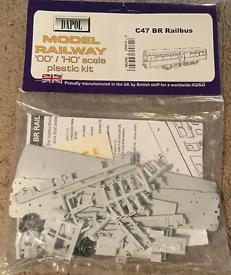 Brand New Sealed Dapol ‘C47 BR Railbus’ 00/H0 Gauge Plastic Model Kit • £15