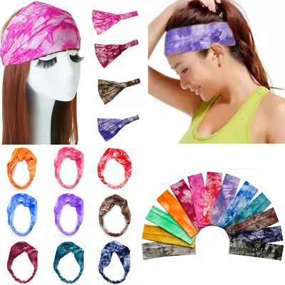 $2.37 • Buy Women Stretch Headbands Yoga Softball Sports Soft Hair Band Wrap Sweatband Head