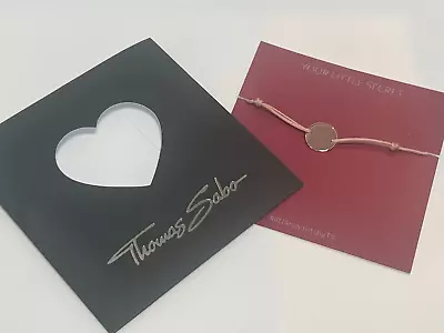 Thomas Sabo Silver Rose Circle Little Secret Bracelet • $48.40