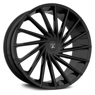 Asanti ABL-18 Gloss Black 20x8.5 5x112 Staggered Wheels Set Of Rims • $1125