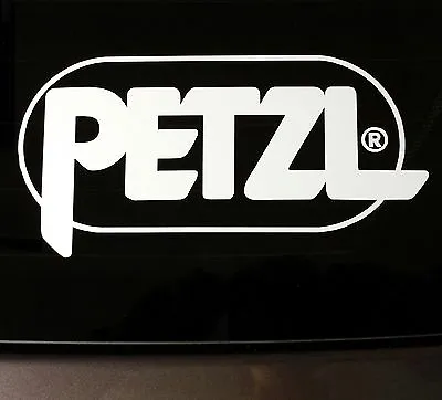 Petzl Rock Climbing Climber Vinyl Decal Sticker Mountain Climb Car Laptop Truck • $2.94