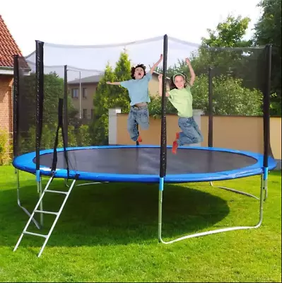 Courtyard Children's 8/10/12 Foot Circular Trampoline Safety Fence Net • $35.99