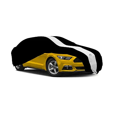 Show Car Cover Racing Stripe Black Indoor 2015 2016 2017 2018 2019 Ford Mustang • $105.42