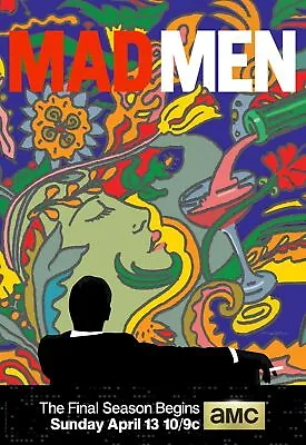 Mad Men Season 7 TV Poster (20x30) - Jon Hamm Elisabeth Moss - Final Season NEW • $20.99
