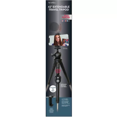 Vivitar 42 Extendable Travel Tripod - (VIVTR42KIT) • $19.99