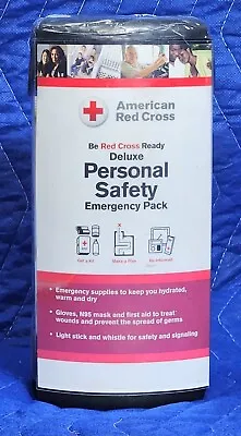 American Red Cross Deluxe Personal Safety Emergency Pack-INCLUDES Mask! • $10