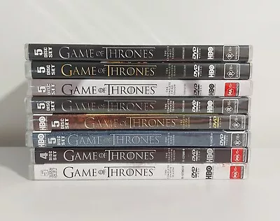 Game Of Thrones Complete Series Seasons 1 2 3 4 5 6 7 8 1-8 DVD Region 4 GOT • £59.88