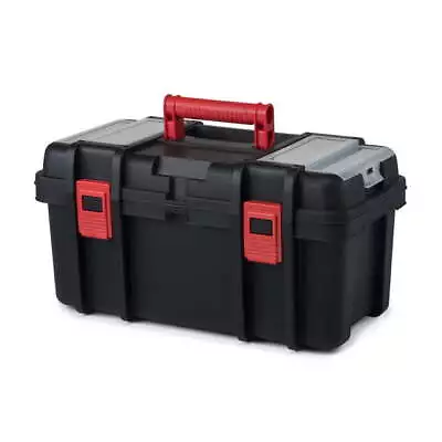 19-inch Toolbox Plastic Tool And Hardware Storage Black • $13.91