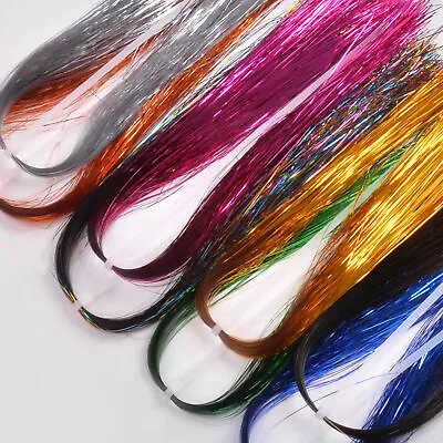 10 Colors Crystal Flash Holographic Flashabou Flies Set Fly Tying Material Lures • $8.59