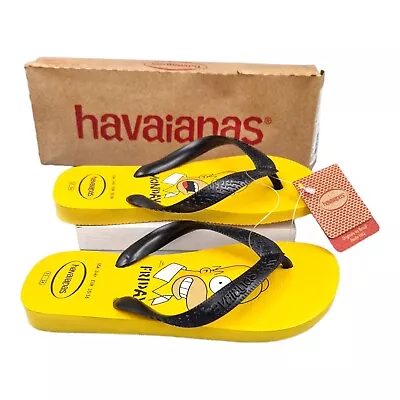 Havaianas X Simpsons Flip Flops Kids Unisex BNIB Size Infants UK 13 EU 33/34 • £7.99