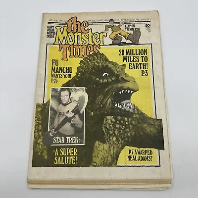 The Monster Times Magazine Newspaper Vol. #1 Issue #20 MAR 1973 Star Trek Salute • $25