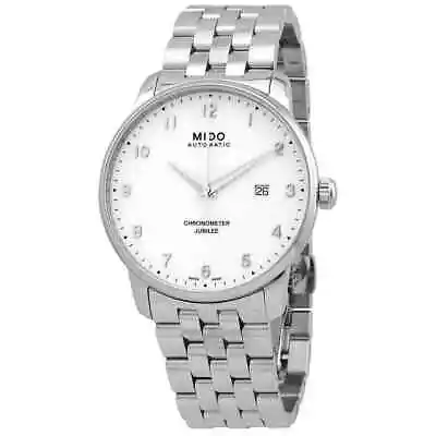 Mido Baroncelli Automatic Chronometer White Dial Men's Watch M0376081101200 • $519.99