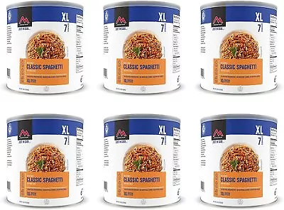 Mountain House Classic Spaghetti W/Meat Sauce #10 Can Freeze Dried Food-6 Cans • $255