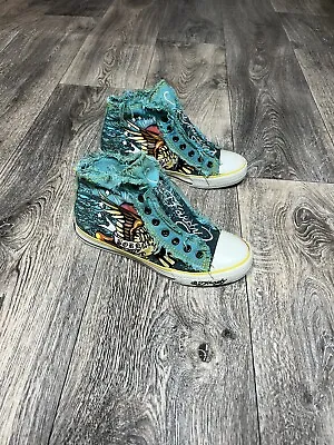 Mens Vintage Ed Hardy Sneakers Shoes Y2k Rare • $110