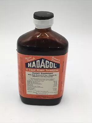 Hadacol Liquid Vitamin Formulation Dietary Supplement Glass Bottle Seal 8 Oz. • $7.99