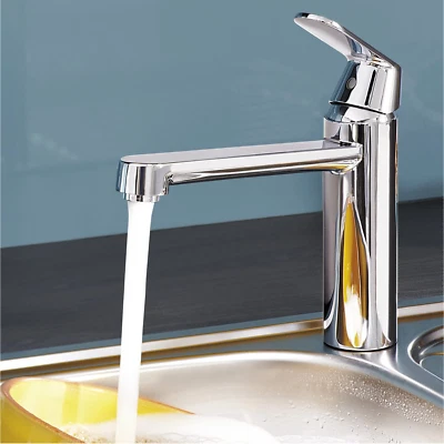£105.92 • Buy Grohe Eurosmart Chrome Single Lever Kitchen Mixer Tap 30199000