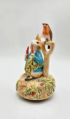 Peter Rabbit Enesco Beatrix Potter Music Box Schuberts Lullaby  • £33.25