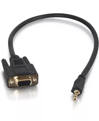 9 Pin RS232 DB9 Female To 3.5mm Male Jack Plug Adapter Serial Data Cable 3Ft • $8.96