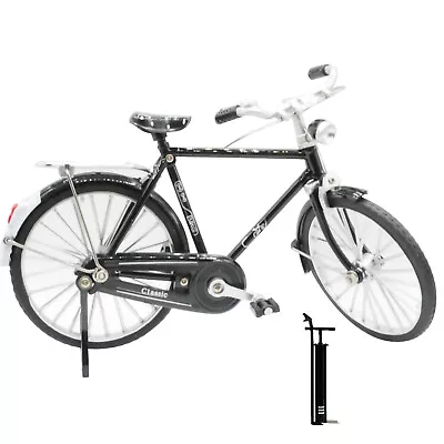 1:10 Miniature Metal Bicycle Model Mini Bicycle Decoration Dolls 1/10 Scale • $20.89