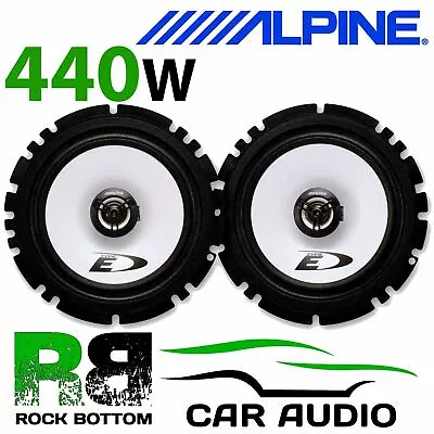 £54.95 • Buy ALPINE FORD FOCUS MK2 2004-2007 6.5  16cm 2 Way 440 Watts Rear Door Car Speakers