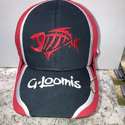 G.loomis P Hat Embroidered Black Red And White One Size Fits All • $25