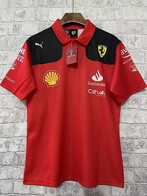 2023 Ferrari Racing F1 Polo Shirt Formula One | S M L XL XXL XXXL • £29.99