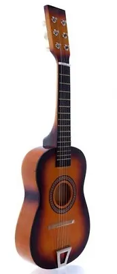 23” Mini Acoustic Guitar Wood Beginner Sunburst Color Toy Kids Gift Instrument  • $26.99
