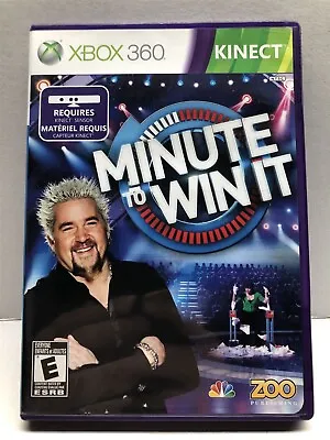 Minute To Win It (Xbox 360 2011) Complete Tested Working - Free Ship • $6.69
