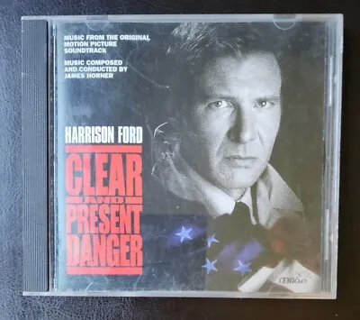 Clear And Present Danger Soundtrack Motion Picture CD (1994 Milan Paramount) • $18.92
