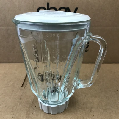 $29.44 • Buy Oster Blender Glass Jar Pitcher Replacement 5 Cup 1.25L With Blade