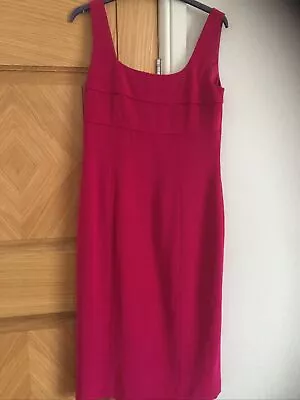 J Taylor  Classic￼ Style Pink Fully Lined Sleeveless Shift Dress Size 10 • £5