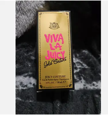 New Juicy Couture Viva La Juicy Gold Couture 1.0 Oz/30 Ml Eau De Perfume Spray • $16.95