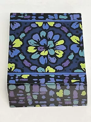 Vera Bradley Notepad Memo Pad Tablet Indigo Pop • $4.99