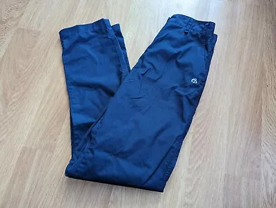 Craghoppers Kiwi II Pro Stretch 8L Womens Walking Trousers Hiking 26 W 33 L Blue • £9.99