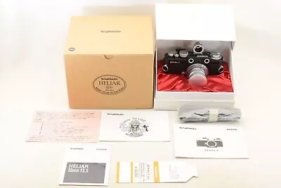 MintBox Voigtlander Bessa T 101 Years Black Camera Heliar 50mm F3.5 5264#J0403RF • $930