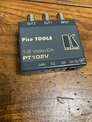 Kramer Pico Tools PT102v 1:2 DA 1 In 2 Out Video Distribution Amplifier • $19.99