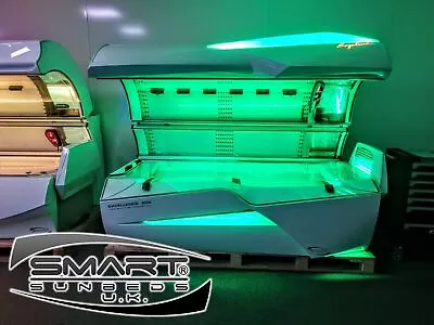 £8200 • Buy Ergoline Excellence 800 Sunbed Tanning Bed Sunbeds Liedown Sun Bed Led Green