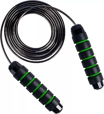 Jump Rope Crossfit Boxing Weighted Adult Ball Bearing Beaded Fitness Gym Speed • $9.49