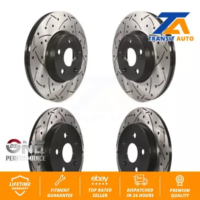 Front Rear Drilled Slot Brake Rotors Kit For Toyota Corolla Matrix Pontiac Vibe • $158.01