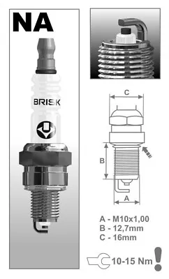 Spark Plug NAR14YC (CR7HSA) For Suzuki GSX250F ACROSS 1990 To 2003 • $18.23